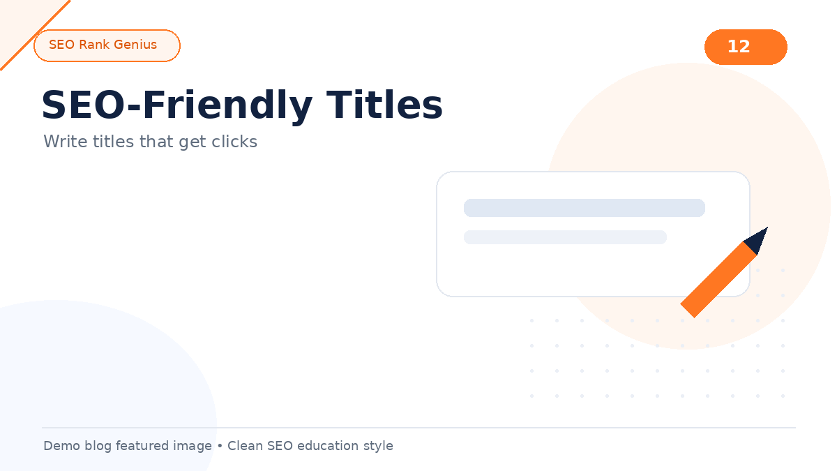 Example of SEO-friendly blog title formats that earn clicks in search results