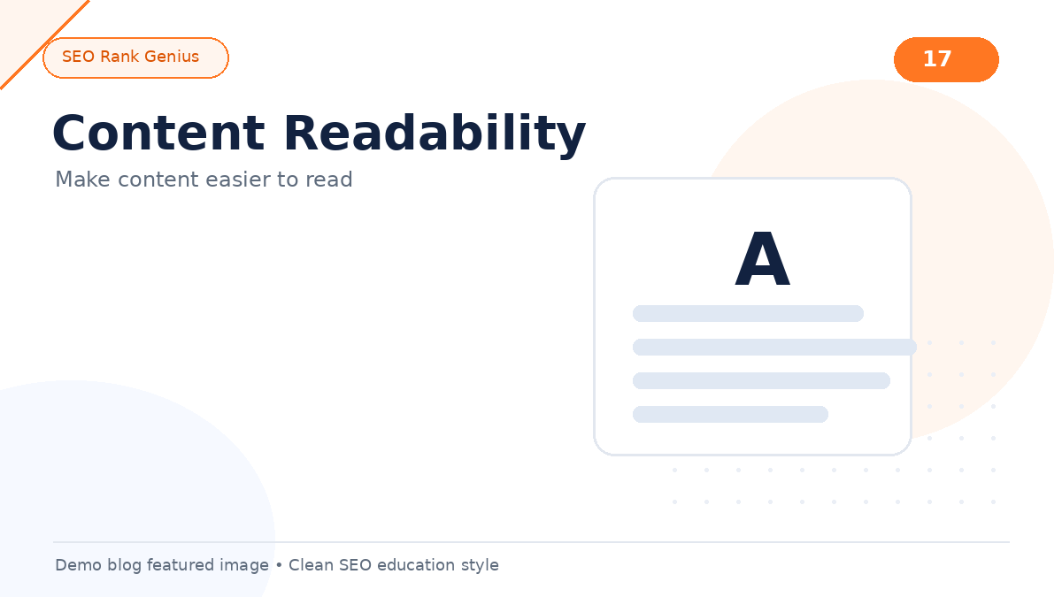 Readable blog layout with short paragraphs subheadings and scannable formatting